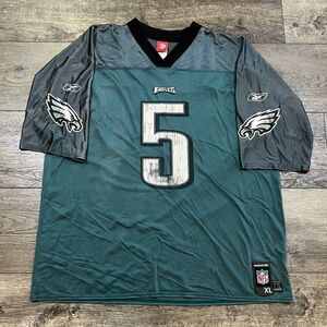 Vintage Y2K Reebok NFL Donovan McNabb #5 Green Philadelphia Eagles Jersey - XL